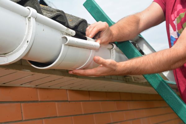 Large Gutter Repair in Pewaukee